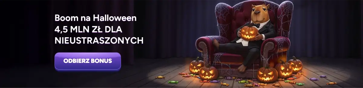 Boom na Halloween 4,5 MLN ZŁ DLA NIEUSTRASZONYCH